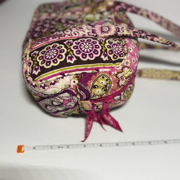💐 Vera Bradley Duffel Bag Very Berry Paisley Quilted Retired Pattern Collectors - Picture 5 of 8